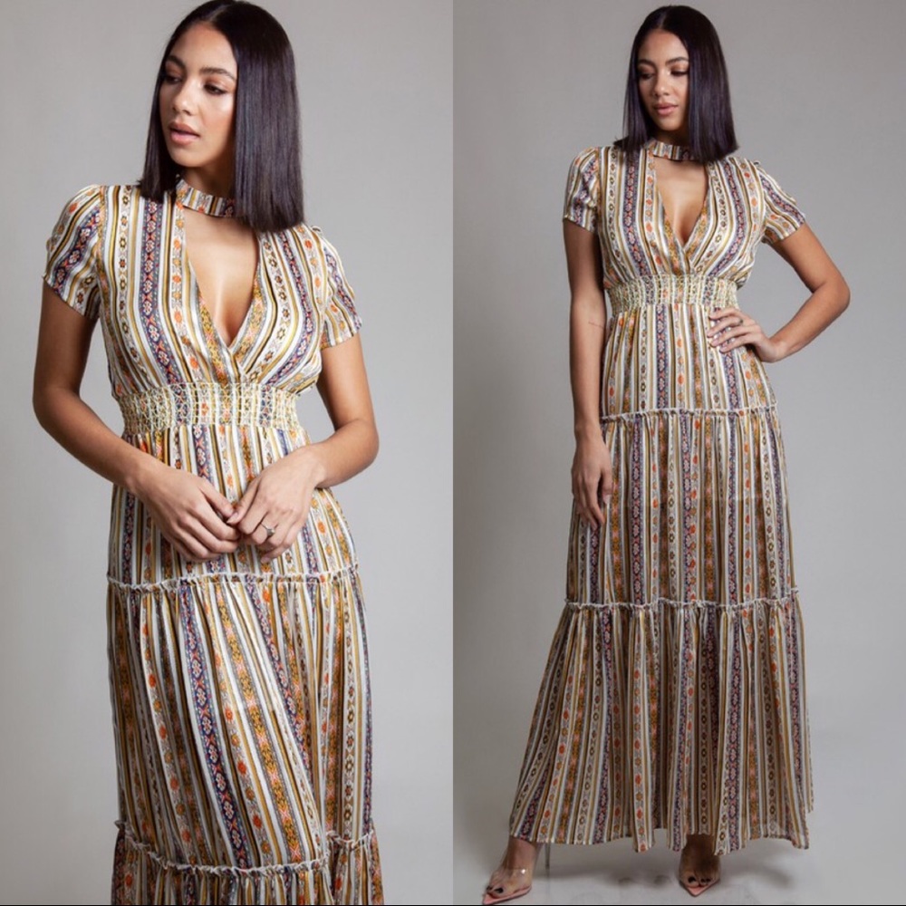 Choker Maxi dress